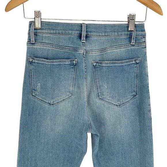 Frame Denim Blue Flare & Wide Leg Jeans - Picture 4 of 12